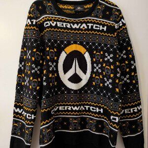 Overwatch Blizzard mens ugly christmas knit sweater